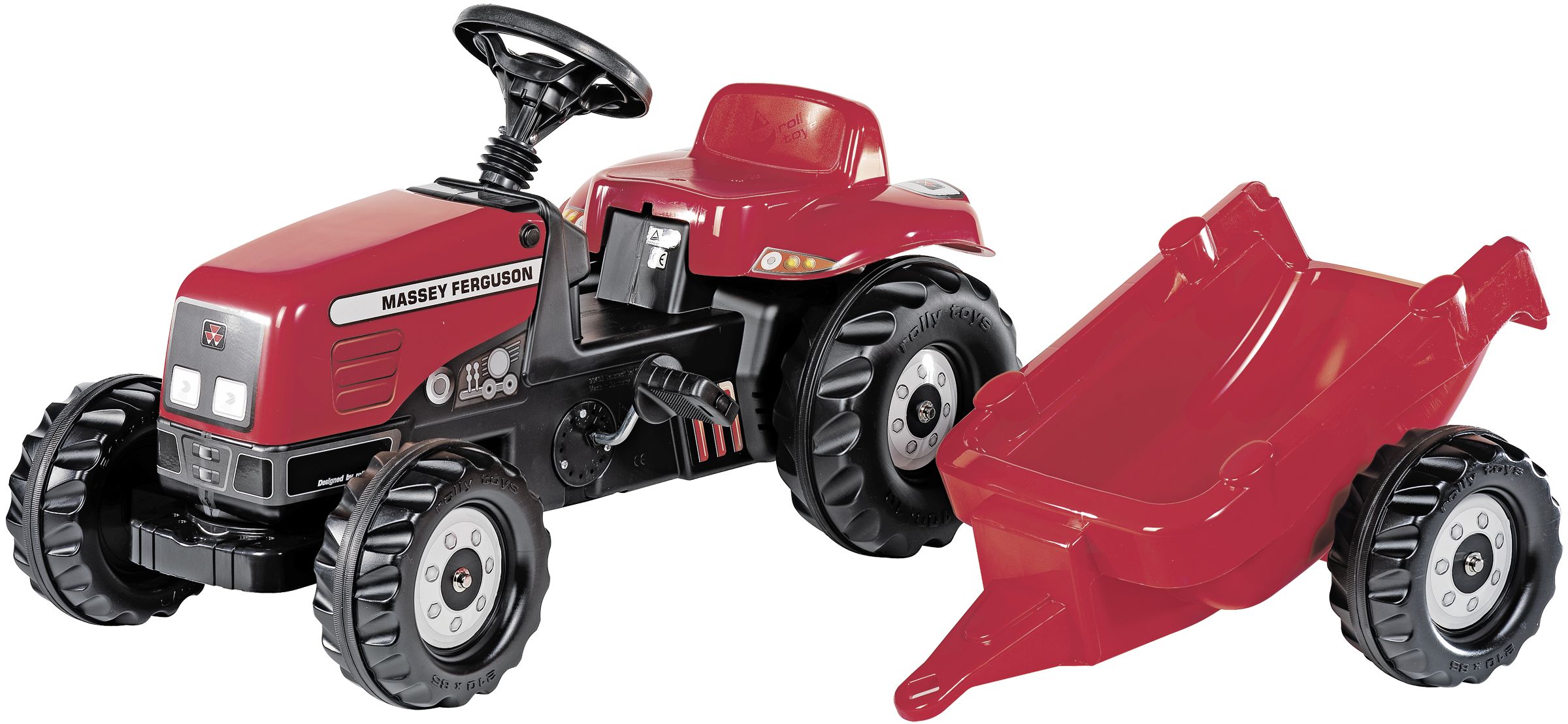 Massey Ferguson Trettraktor "RollyKid" mit Anhänger, 01 230 5