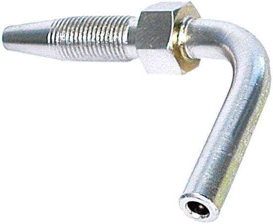 Winkel-Schraubnippel "BE 90°" 90 °, NW 4, RA 06