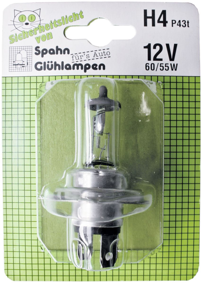 Halogenlampe H1 12 V/55 W, Sockel P43t, 1 St. in der Klarsichtpackung