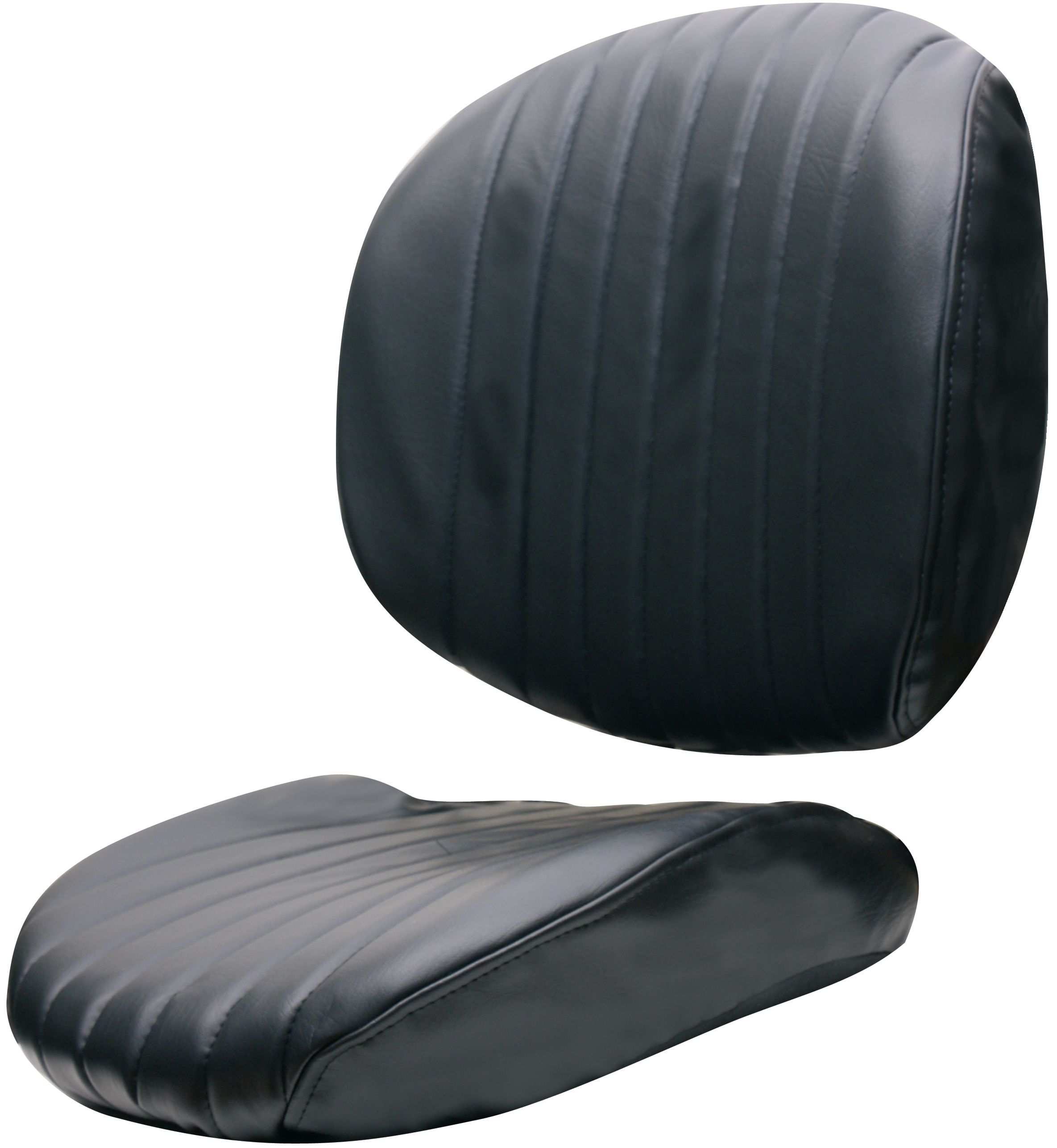 Sitzbezug, 2-teilig, schwarz, Kunstleder, für Klepp Elastomat 1050