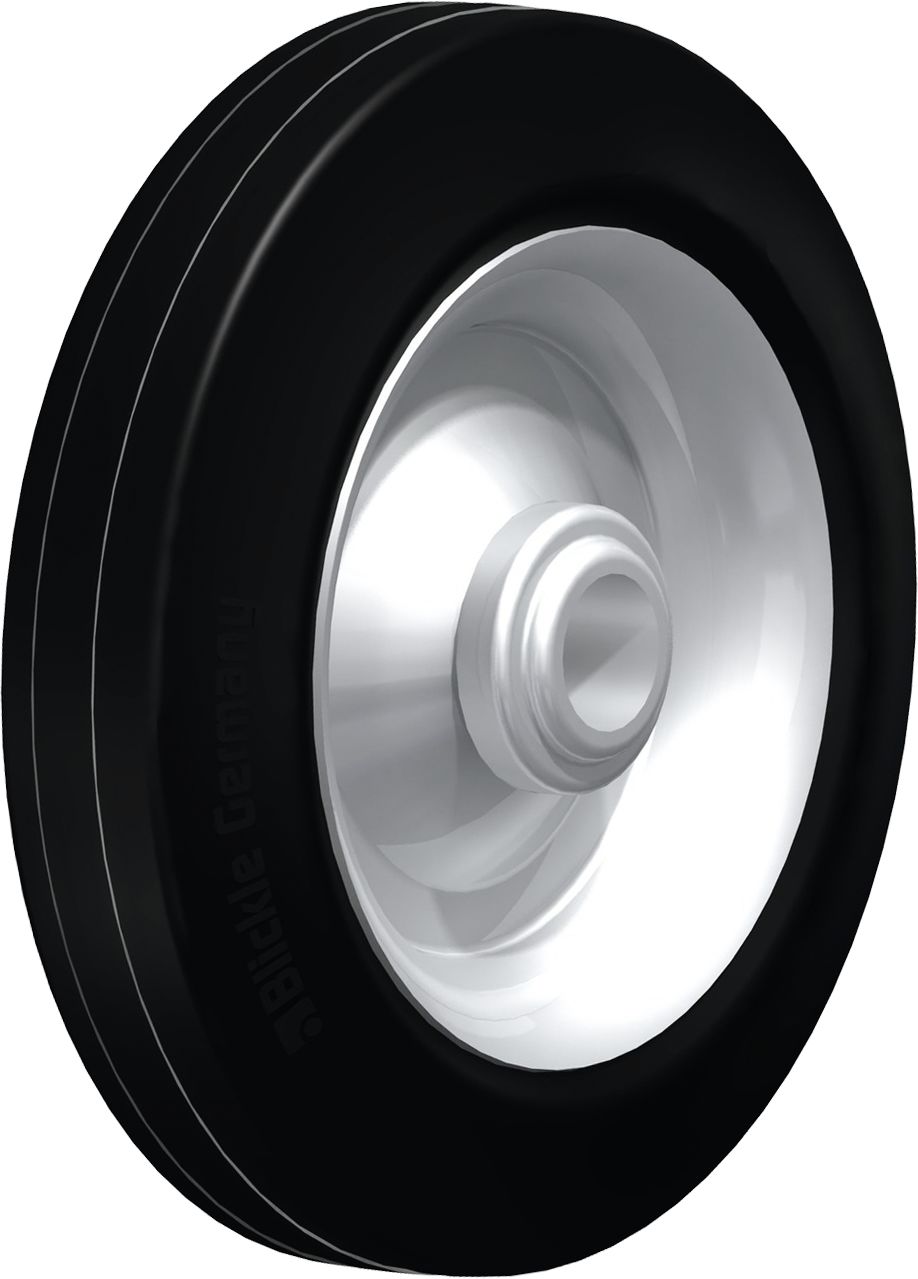 Blickle Ersatzrad "V 140/15R" 140 x 37,5 mm, Tragkraft 115 kg, Standard-Vollgummi, Stahlblechfelge mit Rollenlager