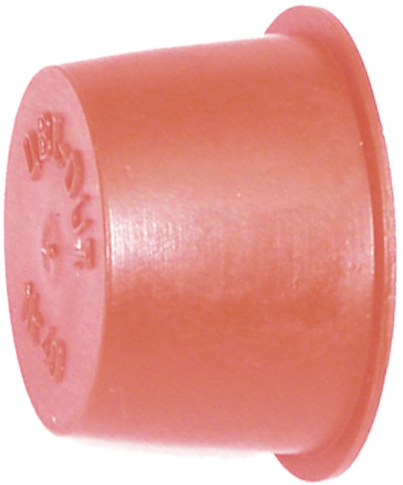 Gewindeschutzkappe M 14 AG für M 14 IG , gesteckt, LDPE (Low Density Polyethylen), rot