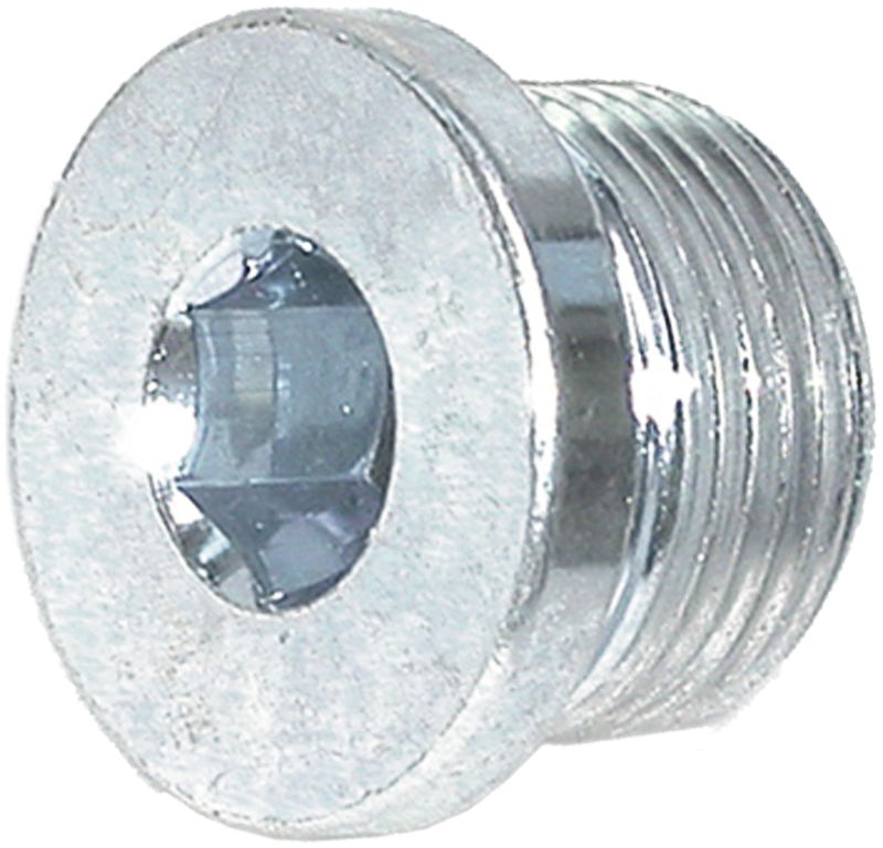 Verschlussschraube G 1 1/2"-11 AG BSPP, 16 mm, DIN 908, zöllig, zylindrisch, Innensechskant, Einschraubzapfen Form A (DIN 3852)