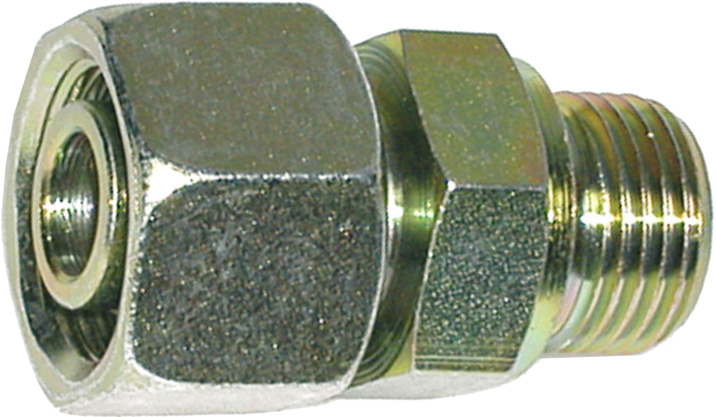 Einschraubverschraubung "EVGE-SM", schwer, M 14 x 1,5, RA 08, gerade, weichdichtend