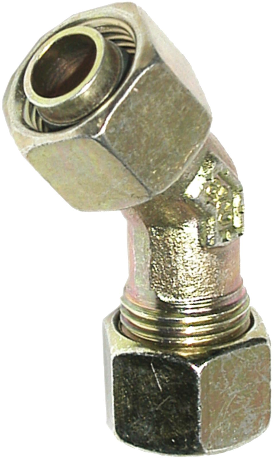 Winkelverschraubung "EW45-DKO-S" schwer, RA 20, M 30 x 2 IG; M 30 x 2 AG, 45 °, einstellbar