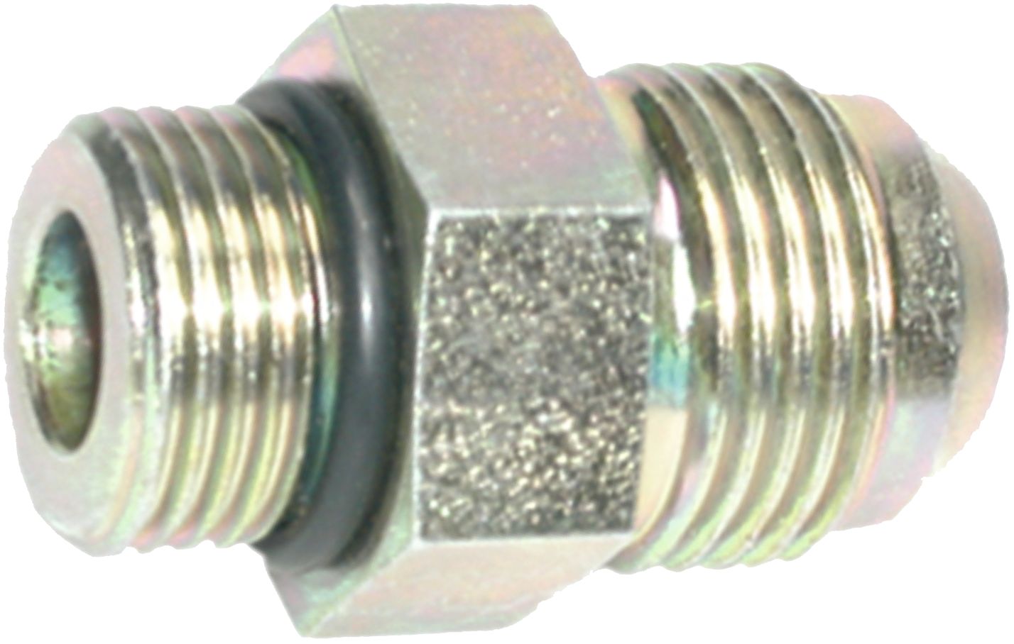 Einschraubverschraubung "GE-JR" 1 5/16"-12 AG UNF-UN, Einschraub 1 5/16"-12 AG UNF-UN, gerade, weichdichtend, Aussenkung 74°