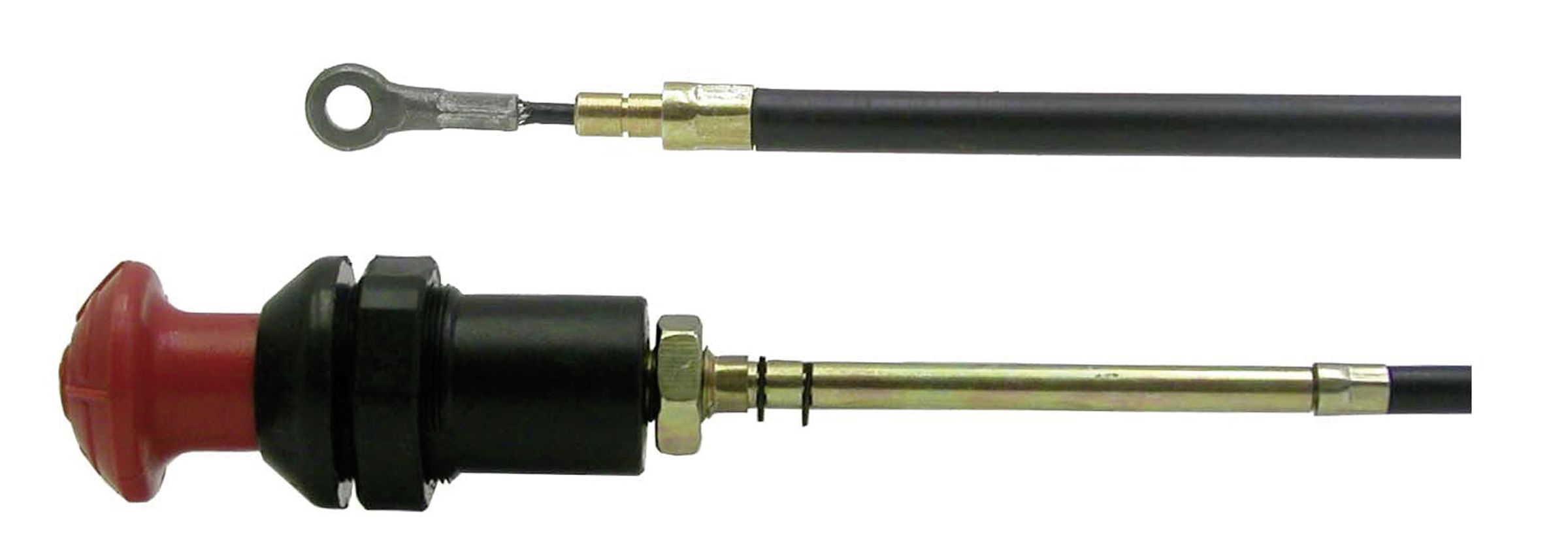 Bowdenzug Länge 1.400/1.230 mm, für Absteller Traktor Deutz-Fahr Agroplus 60, 70, 80