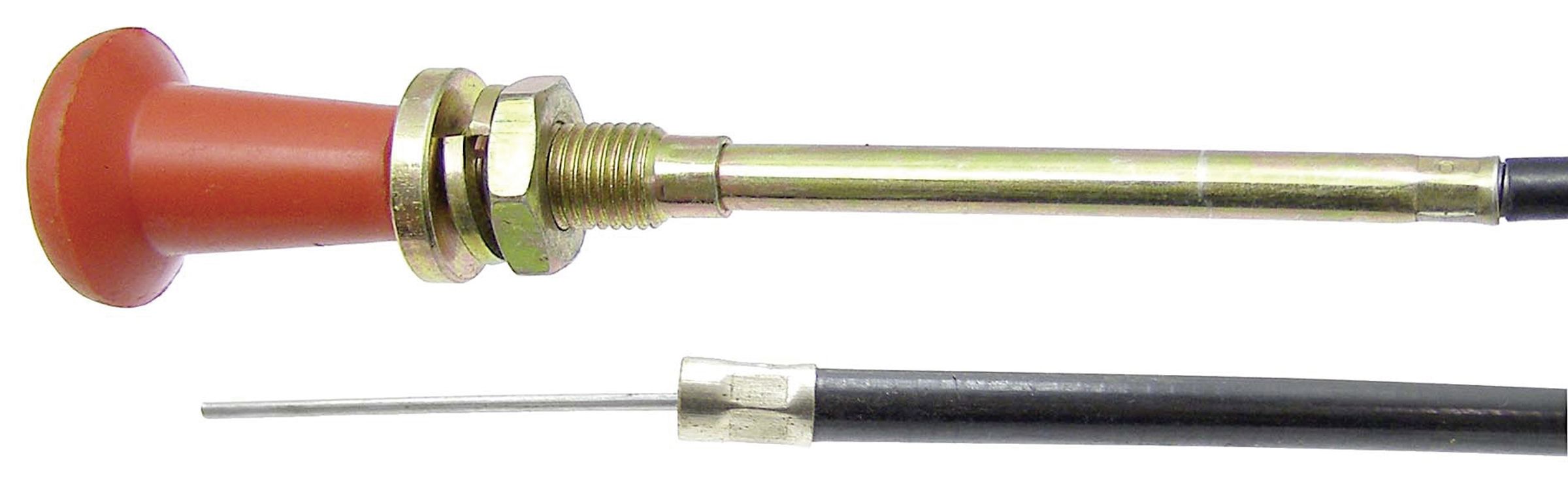 Bowdenzug Länge 2.250/2.015 mm, für Absteller Traktor Valmet 200, 300, 400, 500, 600, 700, 800, 900, 6000, 8000