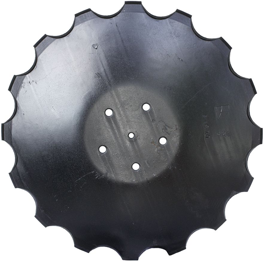 Industriehof Eggenscheibe 460 x 6 mm, LK 112 mm, gewölbt, gezahnt, flacher Ansatz, für Accord, 31-0539