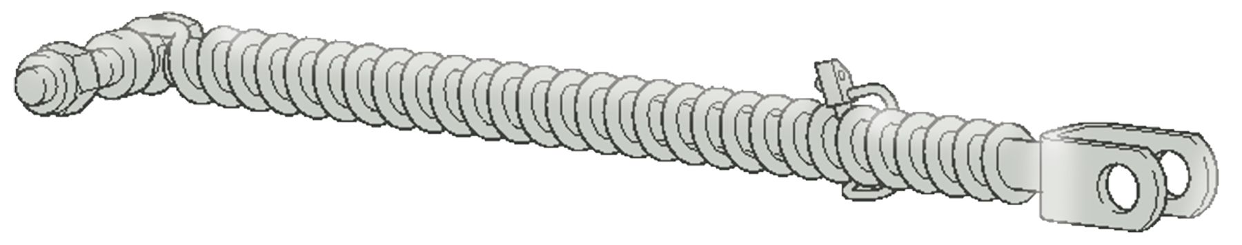 Walterscheid Stabilisator "DHSL OV", Variante A, 450 – 510 mm, Federweg ± 60 mm, für Unterlenker mechanisch, 1308359