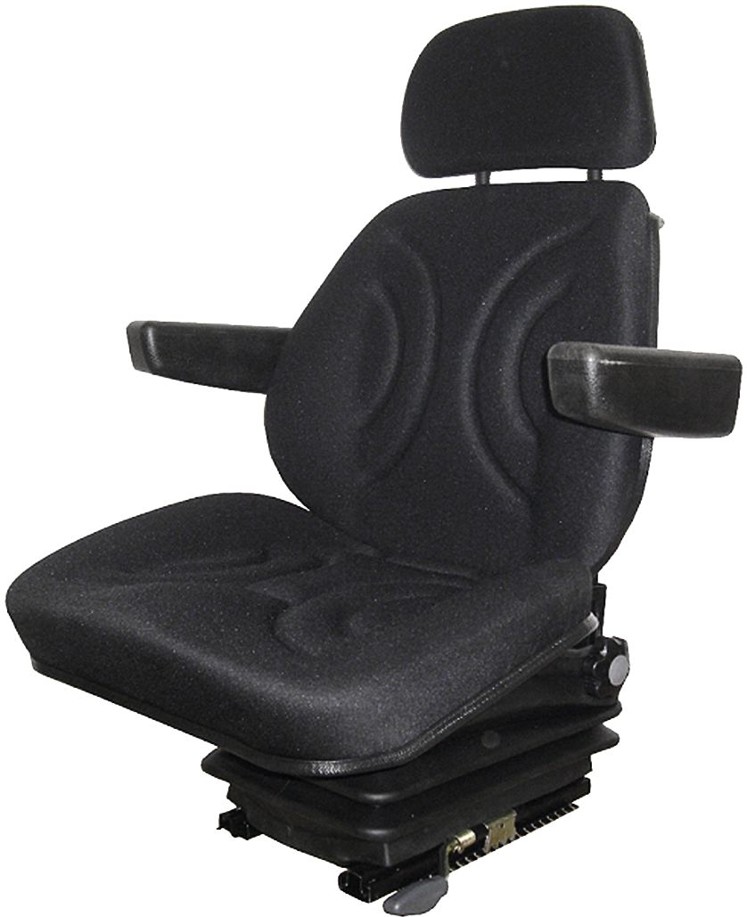 Traktorsitz "Profi-Star 1 Plus", luftgefedert, in der Rückenlehne, Stoff, schwarz