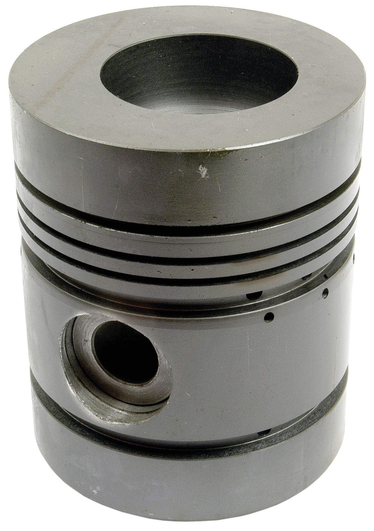 Kolben, Motor Perkins A6.354; Perkins A6.354.1, Ringträgerkolben, Brennkammer mit Spitze, Ø Kolbenbolzen 34,93 mm, für Landini, Massey Ferguson