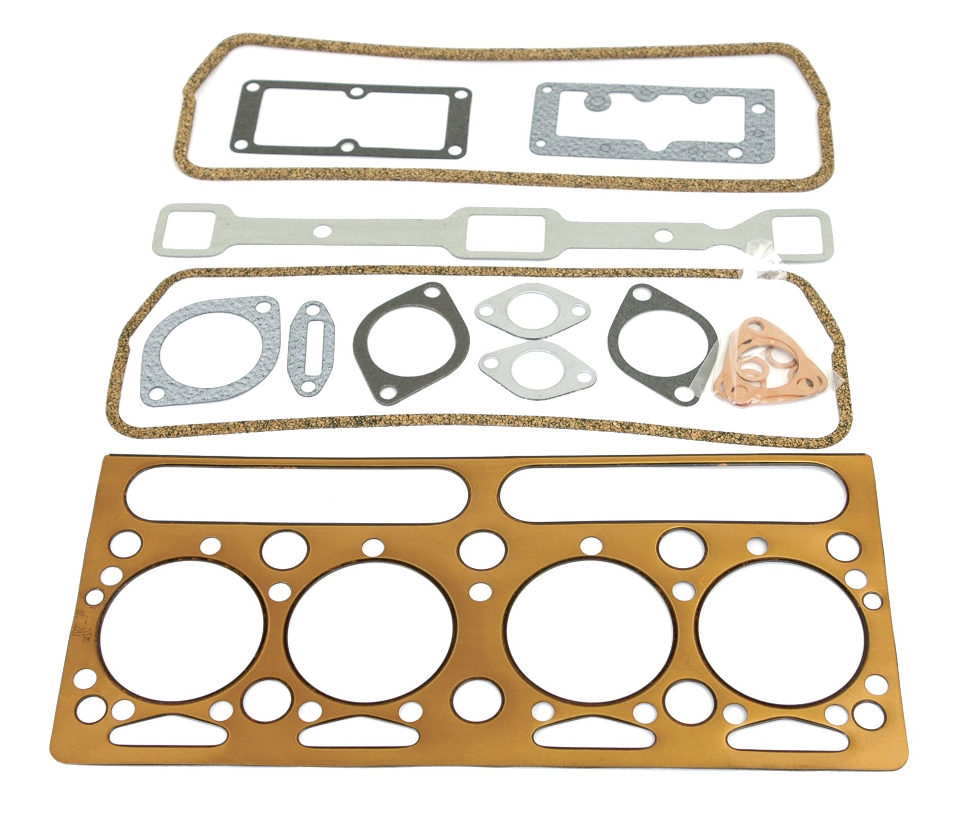 Motordichtsatz oben, für 4-Zylinder-Motor Perkins A4.192, Traktor Massey Ferguson