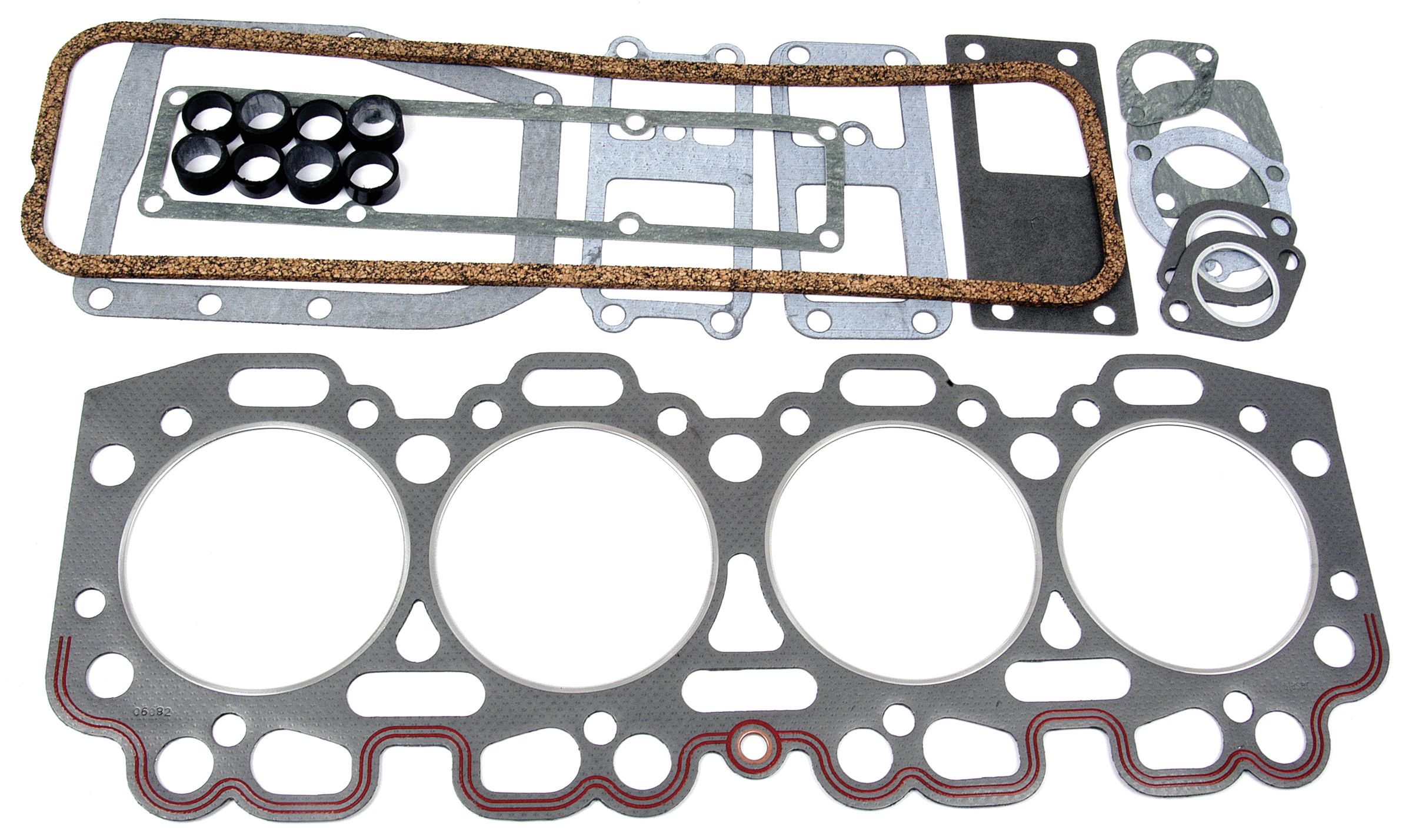 Motordichtsatz oben, für 4-Zylinder-Motor Perkins A4.318/A4.318.2, Traktor Massey Ferguson