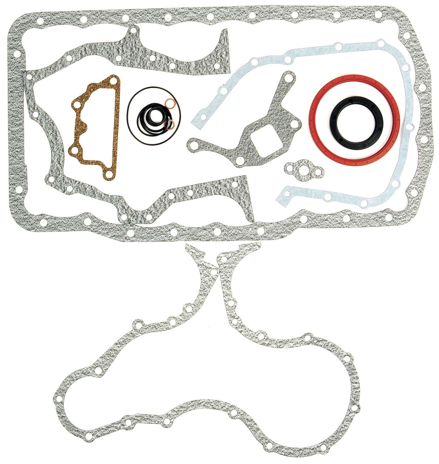 Motordichtsatz unten, für 4-Zylinder-Motor PowerStar 4.4/5.0/5.0T, Traktor New Holland