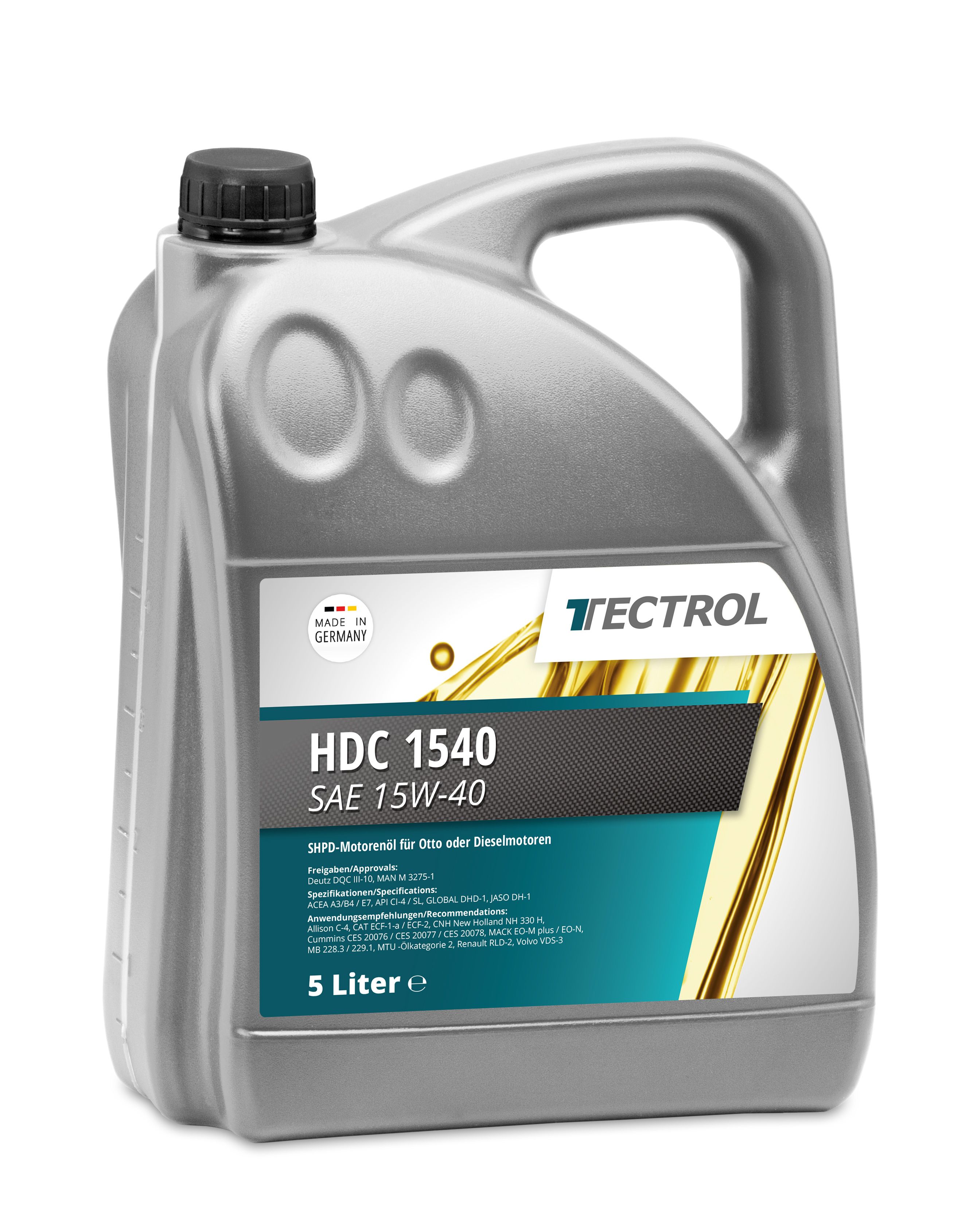 TECTROL HDC 1540 5 l Kanister SAE 15W-40 Motoröl, SHPD