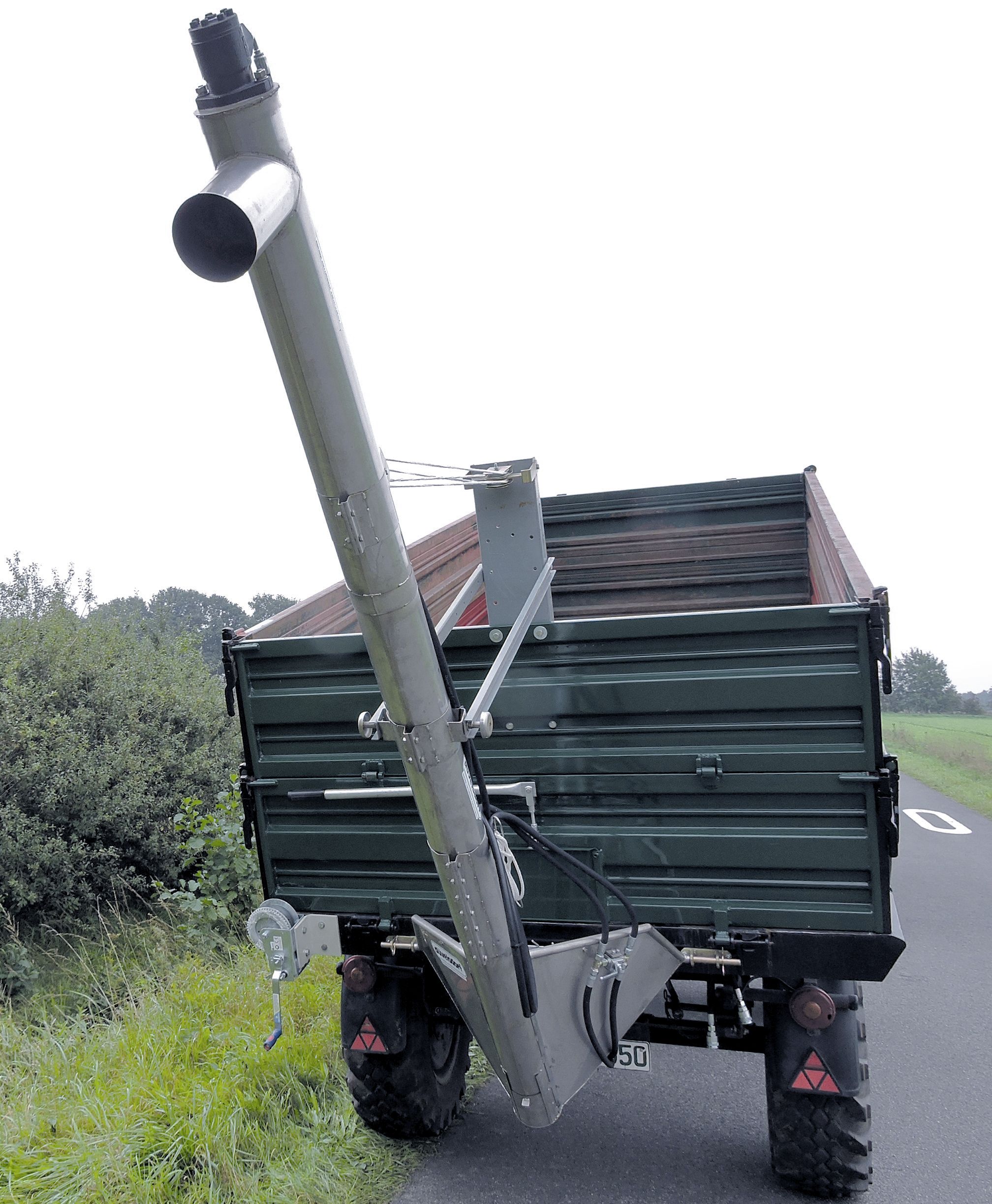 Düvelsdorf Überladeschnecke "14/300", 3 m, Edelstahl, 4210150