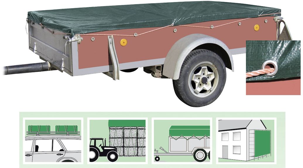 KERBL Abdeckplane "PolyGuard" 10 x 8,0 m, 120 g/m², 37214