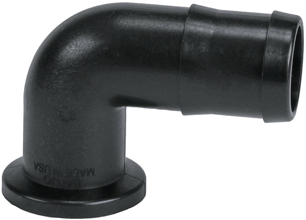 Agrotop Flanschfittings 2" mit gebogener Schlauchtülle 90 °, 10356