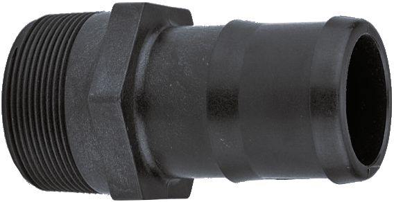 Agrotop Schlauchtülle, gerade, mit Außengewinde NPT, 1" AG NPT, 10326