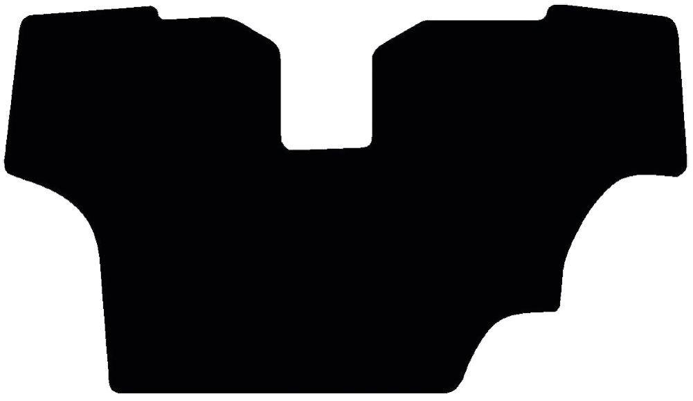 Fußmatte Velours schwarz, für Fendt Traktor Favorit 500, Bj. 93 – 00