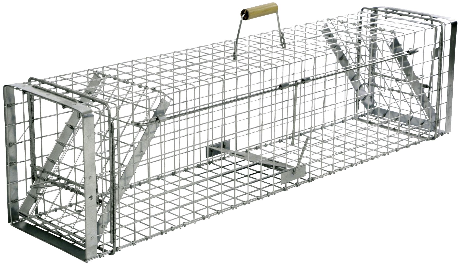 cit Kastenfalle "Alive Predator Super" 105 x 26 x 30 cm, für Ratten, Iltisse, Füchse, streunende Katzen, Waschbären, Marder und andere Tiere, 299476