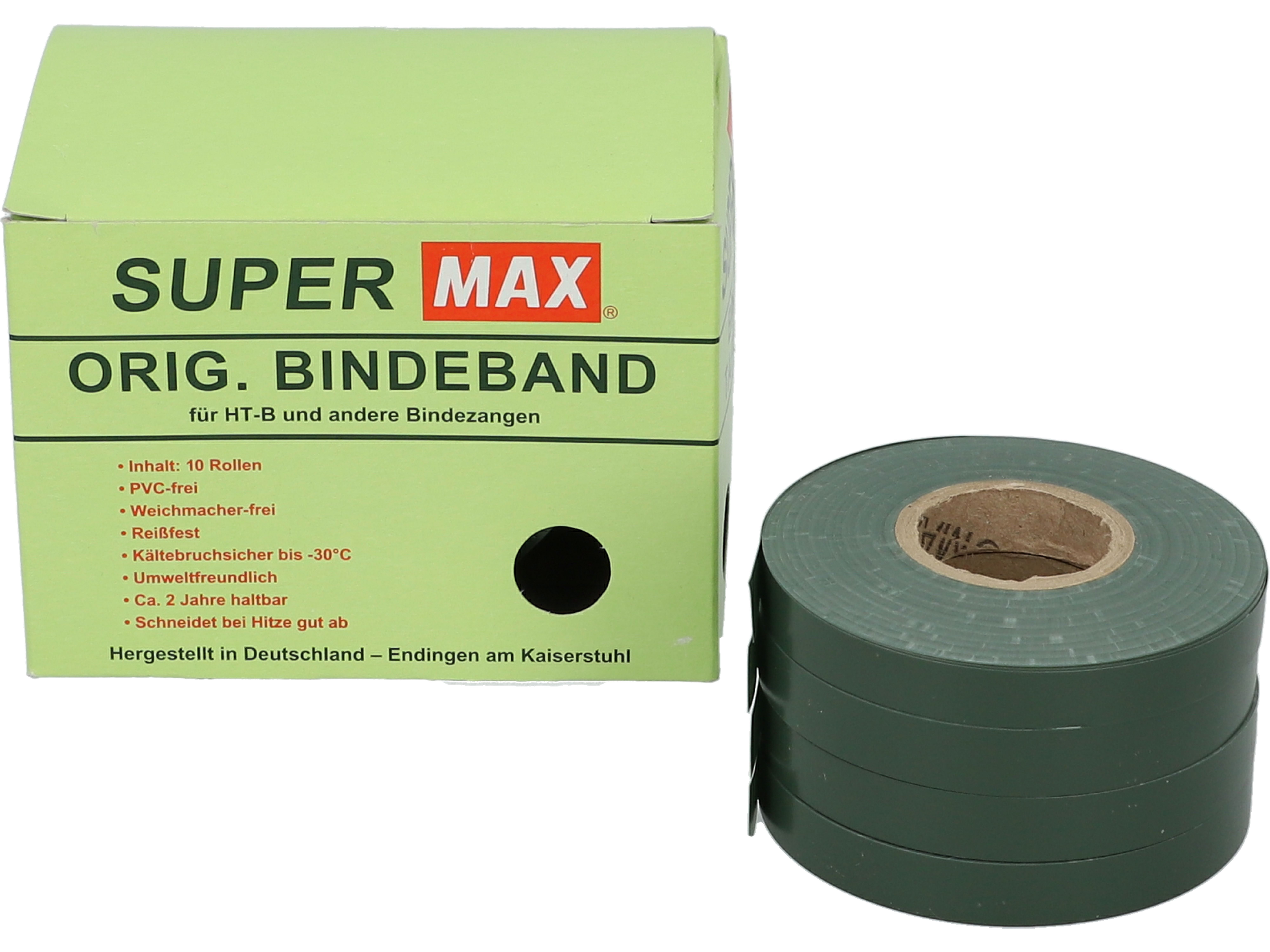 MAX Bindeband Super Max grün 10 Rollen