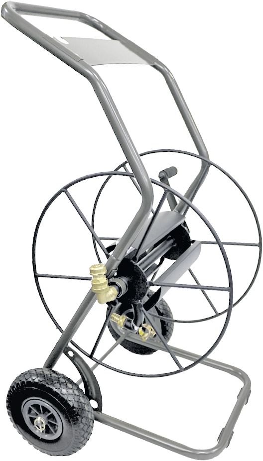 Sirocco Schlauchwagen Anschluss 3/4" Stahl pulverbeschichtet Schlauchkapazität 3/4" – 85 m, 070 41120