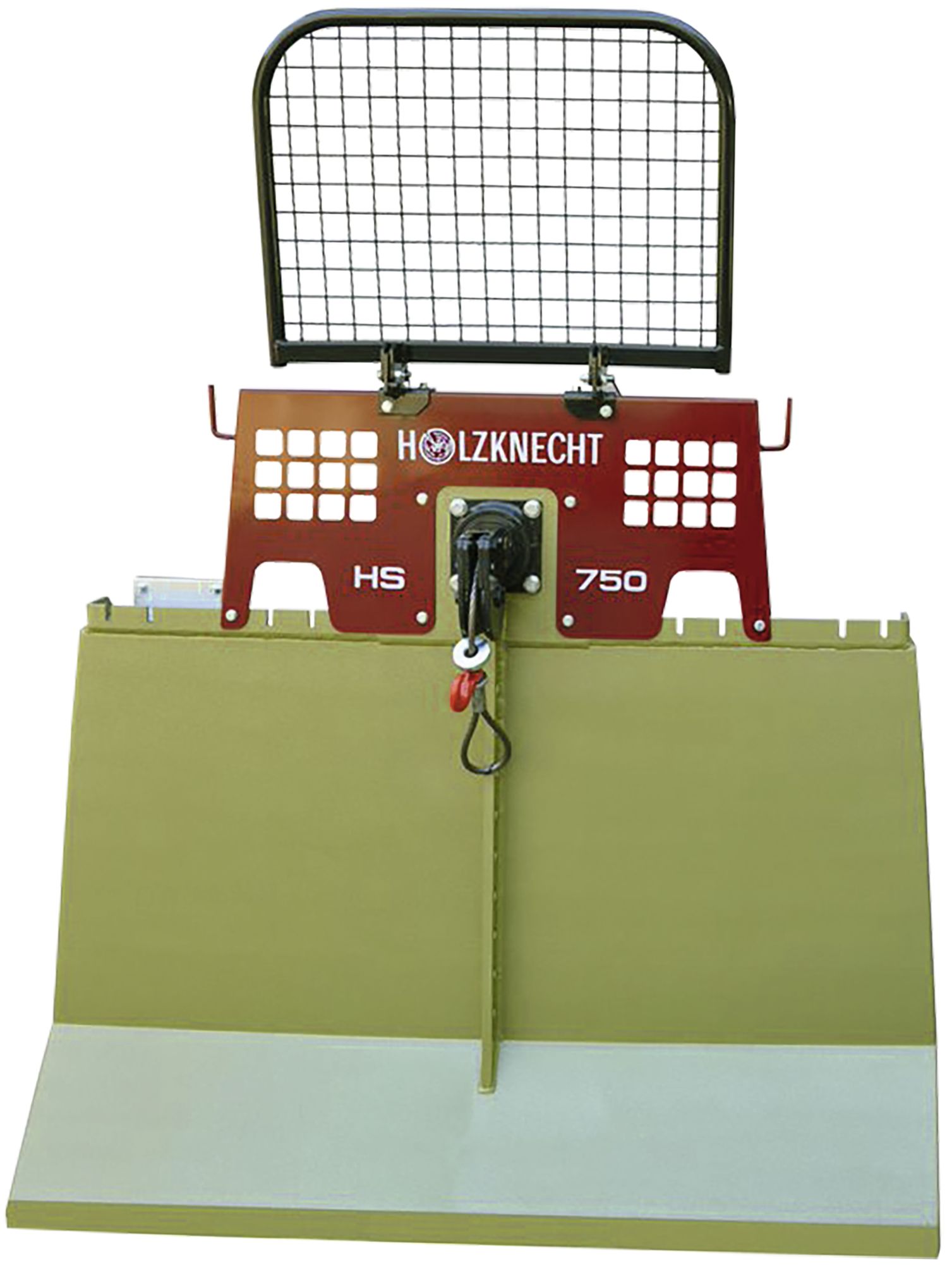 Holzknecht Forstseilwinde "HS 750", Getriebe-Kettenantrieb, mit Funk, Seilausstoß, Seilverteiler