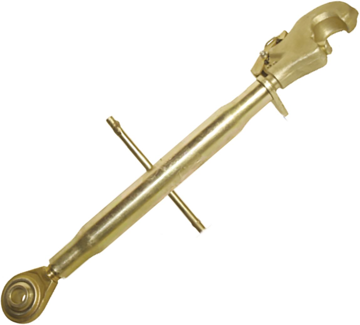 Oberlenker Kat. 2/20,25 mm 695 – 930 mm, mit Fanghaken und Kugelgelenk, M 30 x 3,5, verzinkt (Hülse), für John Deere