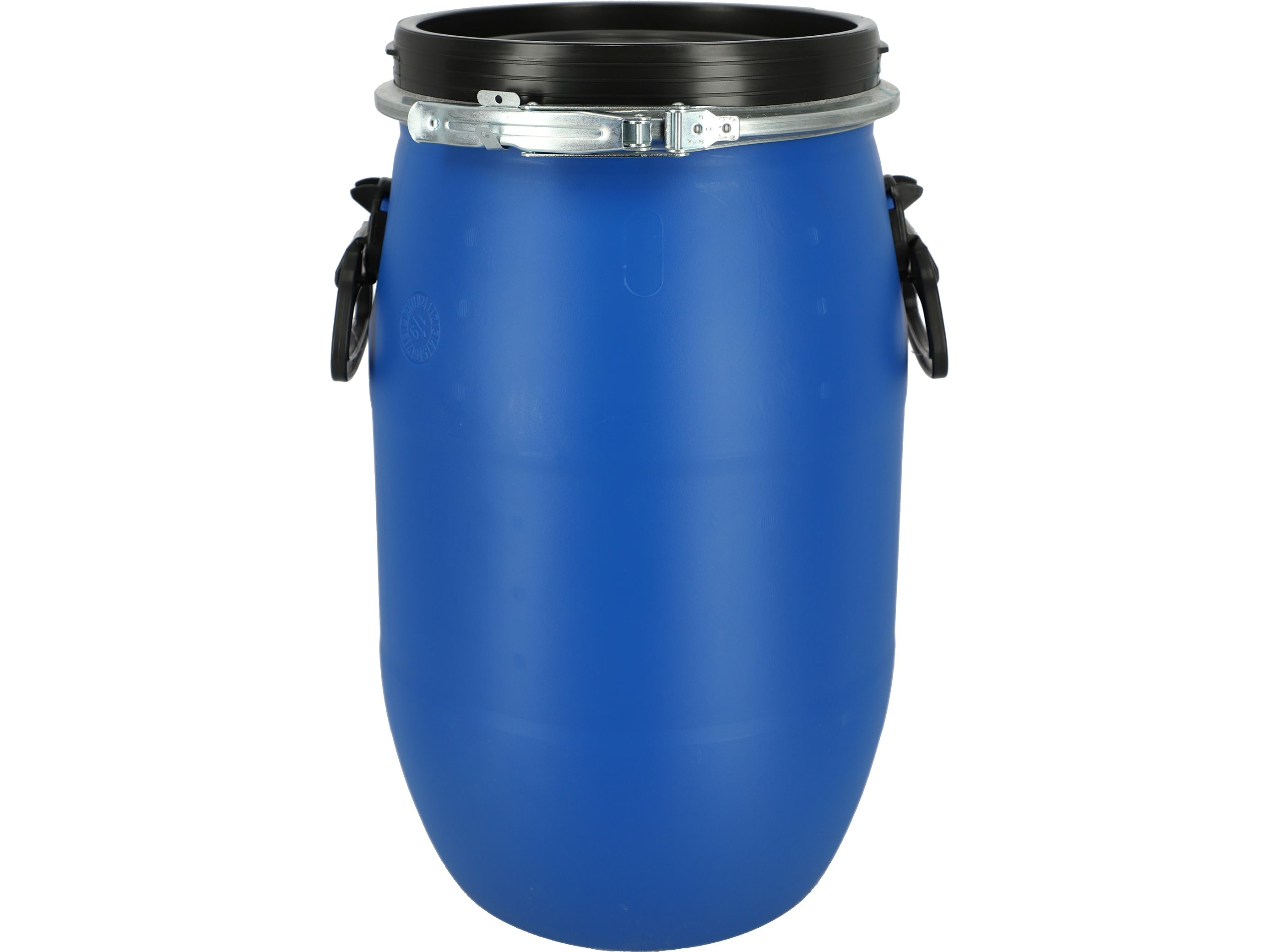 Maischefass rund mit Griffen 30 l mit Deckel und Spannringverschluss