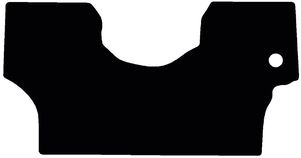 Fußmatte Gummi schwarz, für McCormick Traktor Serie X 50, Tier 4i, ab Bj. 13