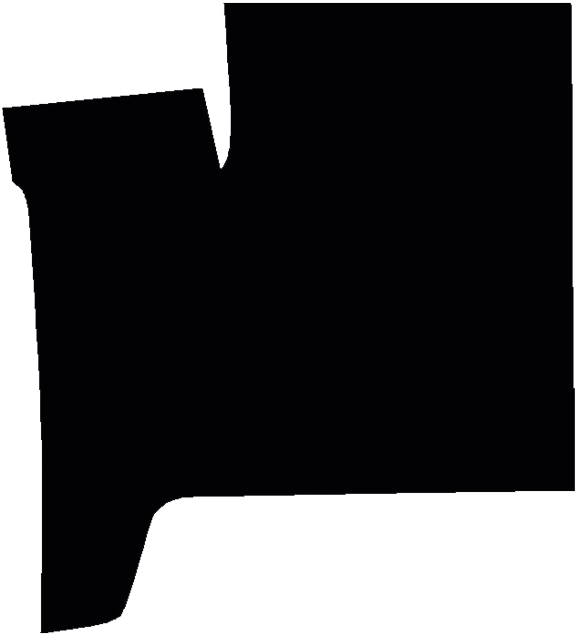 Fußmatte Gummi schwarz, für Merlo Teleskoplader Turbo Farmer II, ab Bj. 14