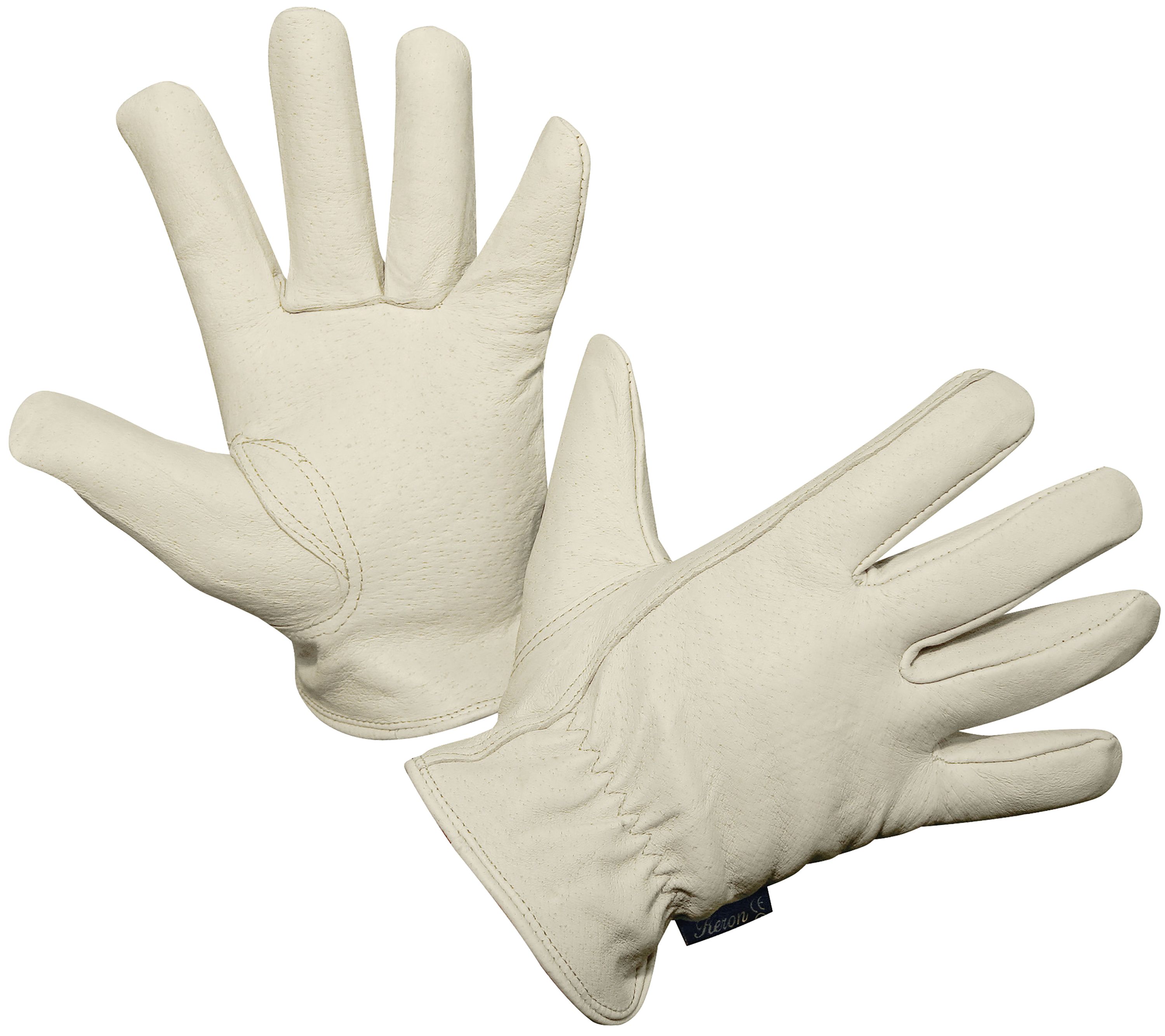 Keron Handschuh "Eco-Rancher" Gr. 9, Ziegennappaleder; Baumwollvlies (Fütterung), 297113