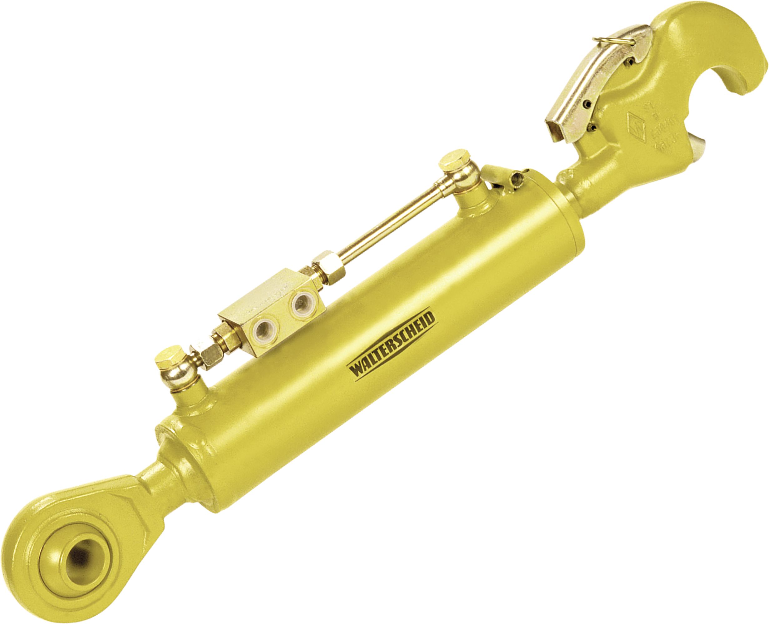 Walterscheid Hydraulischer Oberlenker "HOLKH" Kat. 3/70 Länge 666 – 916 mm, mit Fanghaken und Kugelgelenk, 1204869