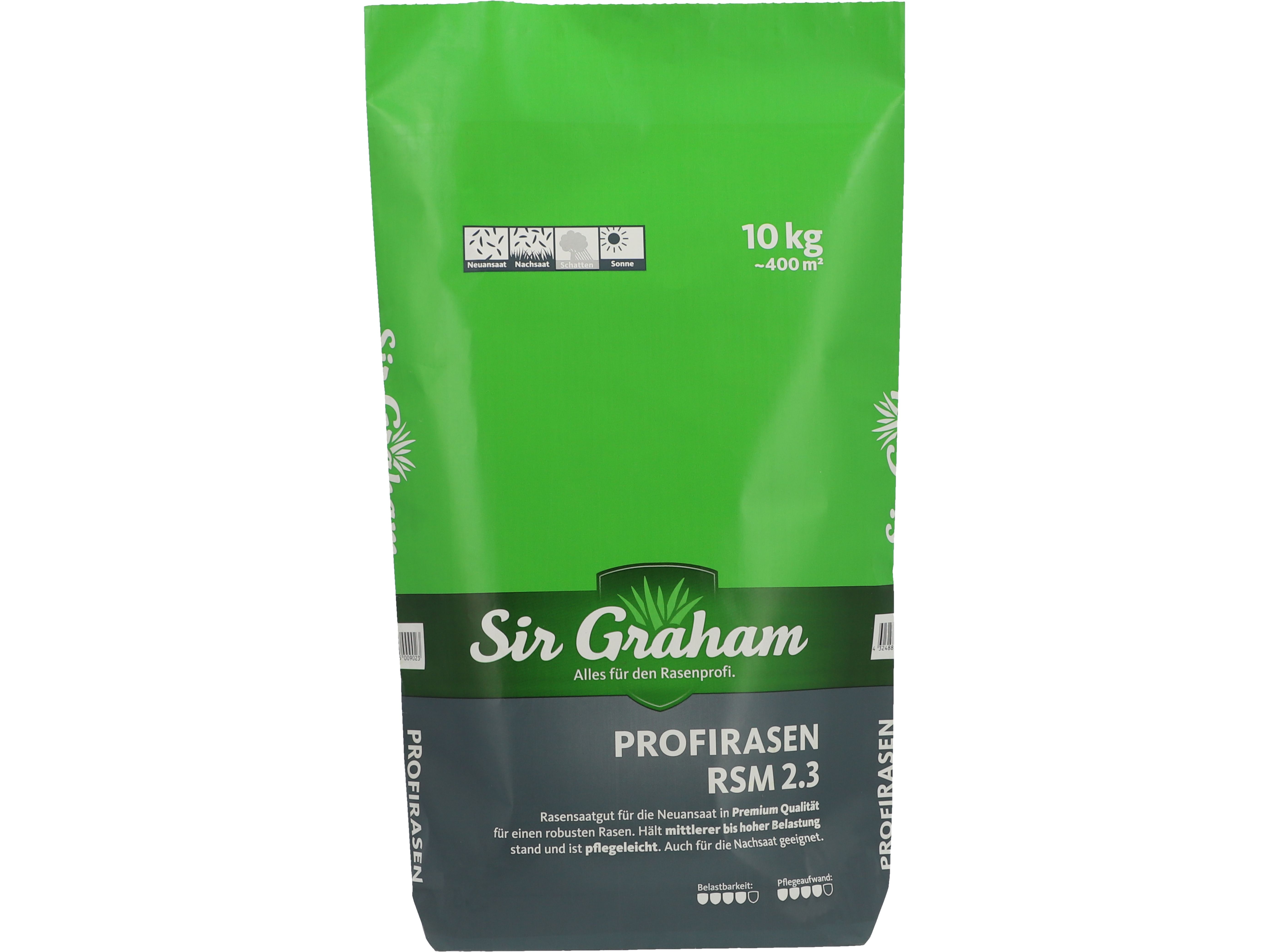 Sir Graham Profirasen Rasensamen RSM 2.3 Mähroboterrasen 10 kg Sack 400 m²