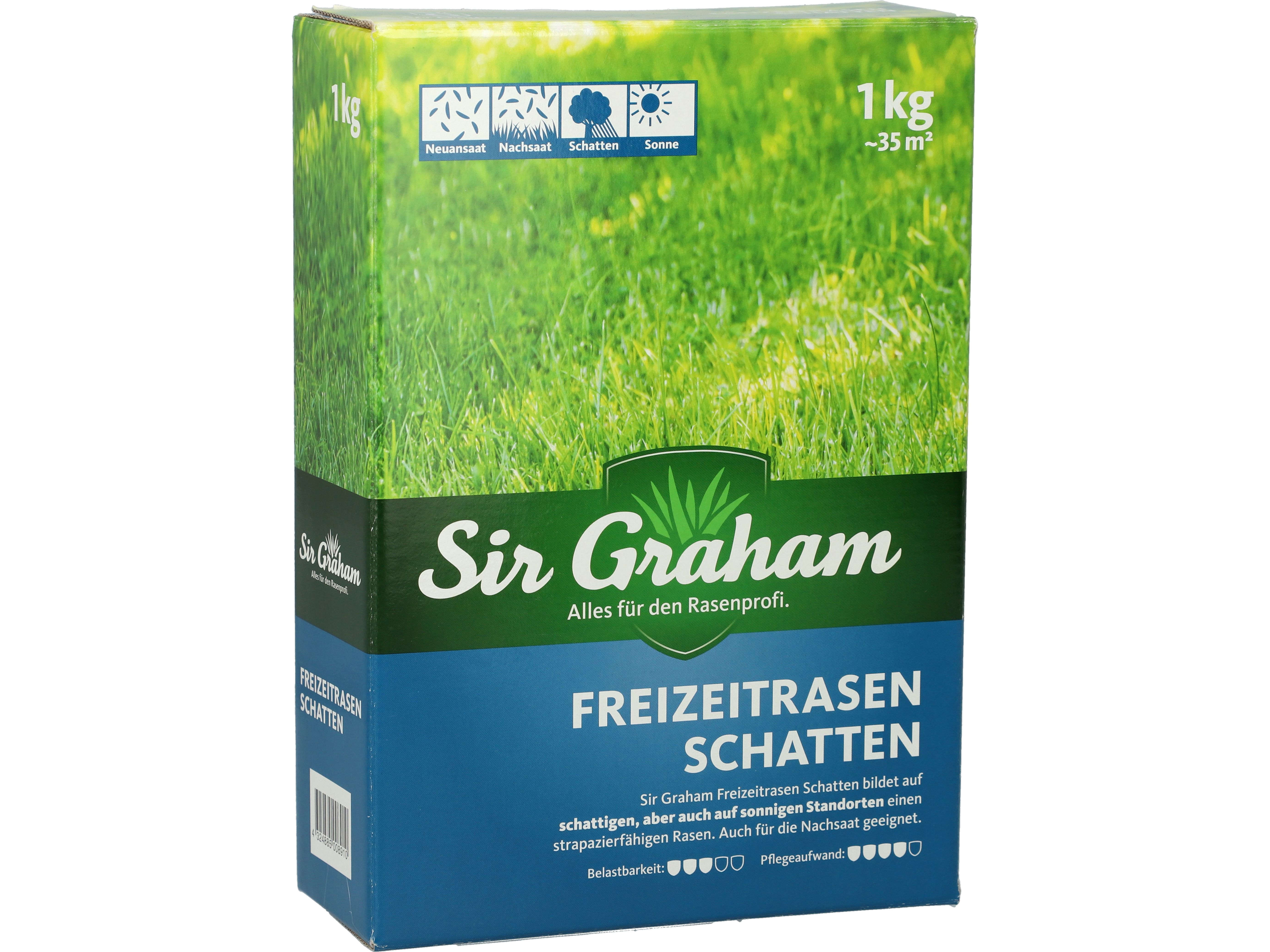 Sir Graham Freizeitrasen Schattenrasen 1 kg Sack 35 m²