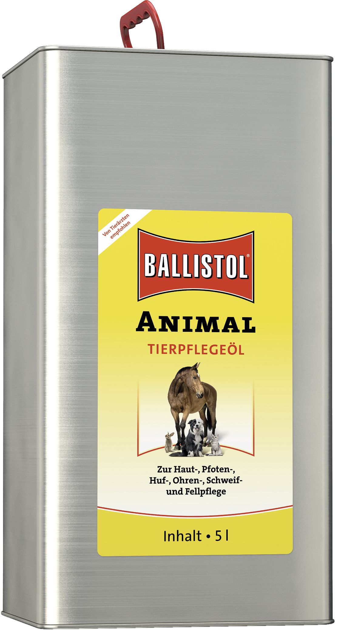 Ballistol Tierpflegeöl "Animal" 5 l, für alle Haus- und Hoftiere, 29858