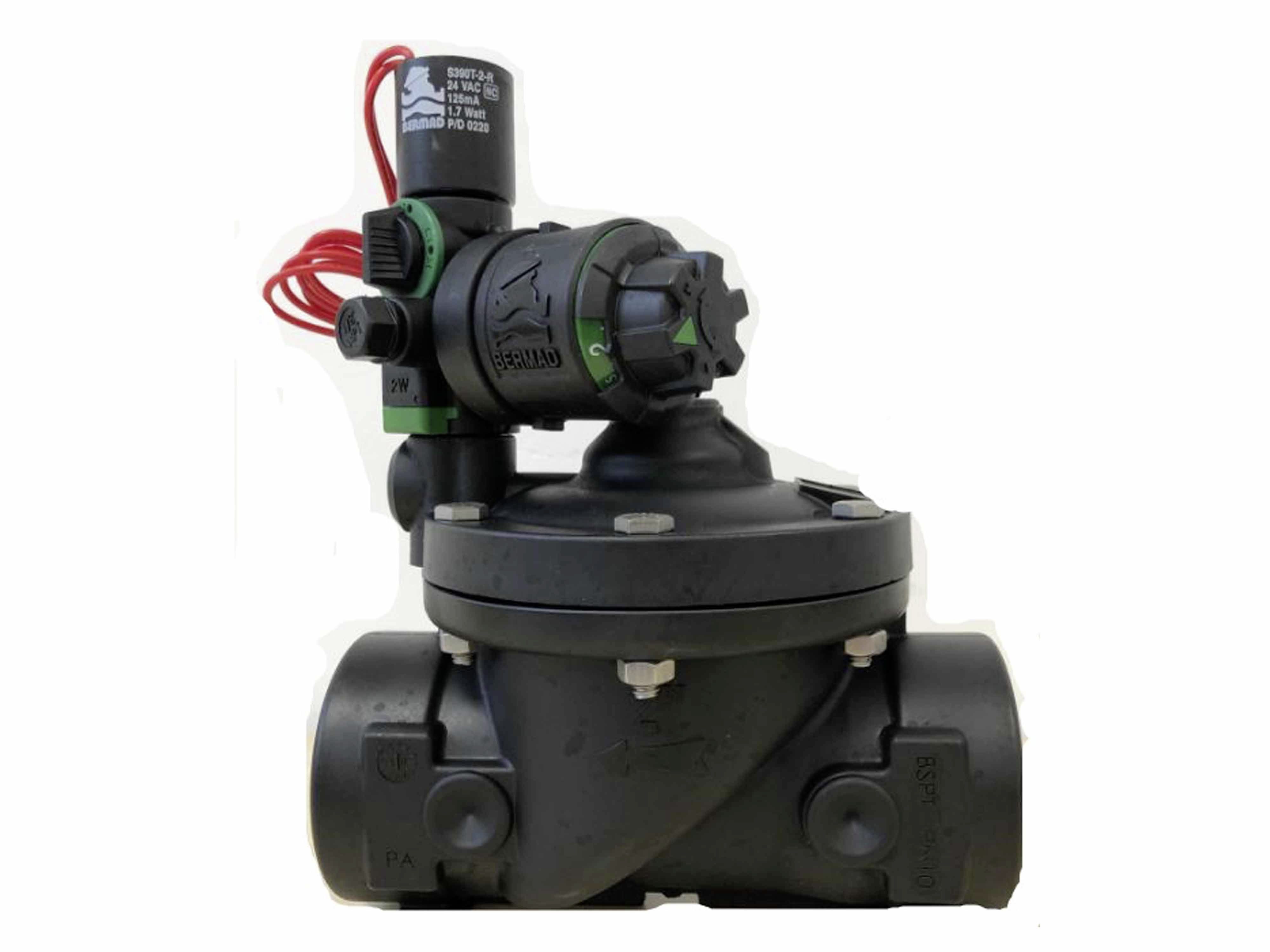 BERMAD Druckreduzierventil "220 AC" 2", gerade, L-Version, 71040-002867