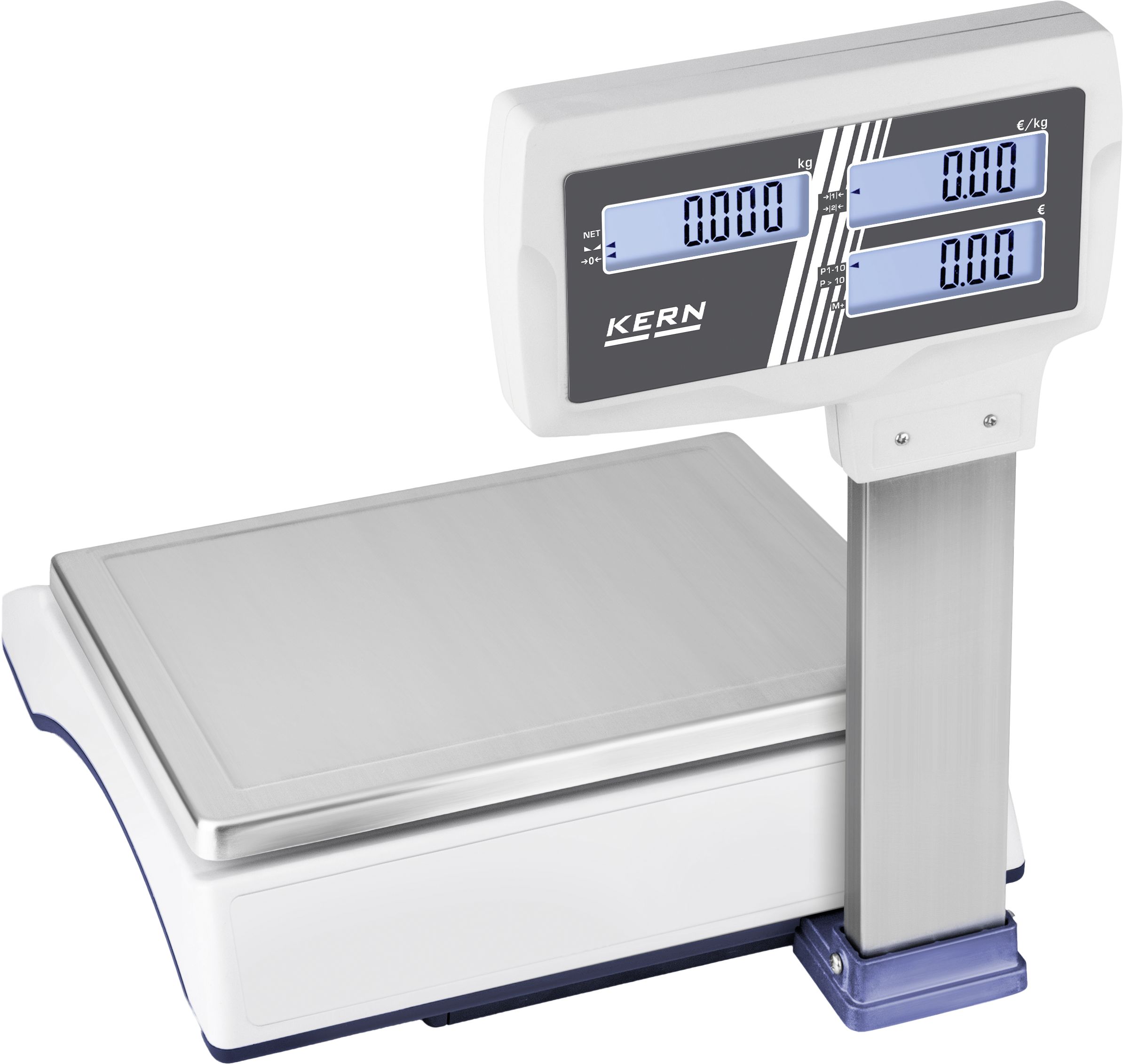Kern & Sohn Ladenwaage "RIB 10K-3HM" Wägebereich 40 g – 6 kg mit Hochanzeige, RIB 10K-3HM