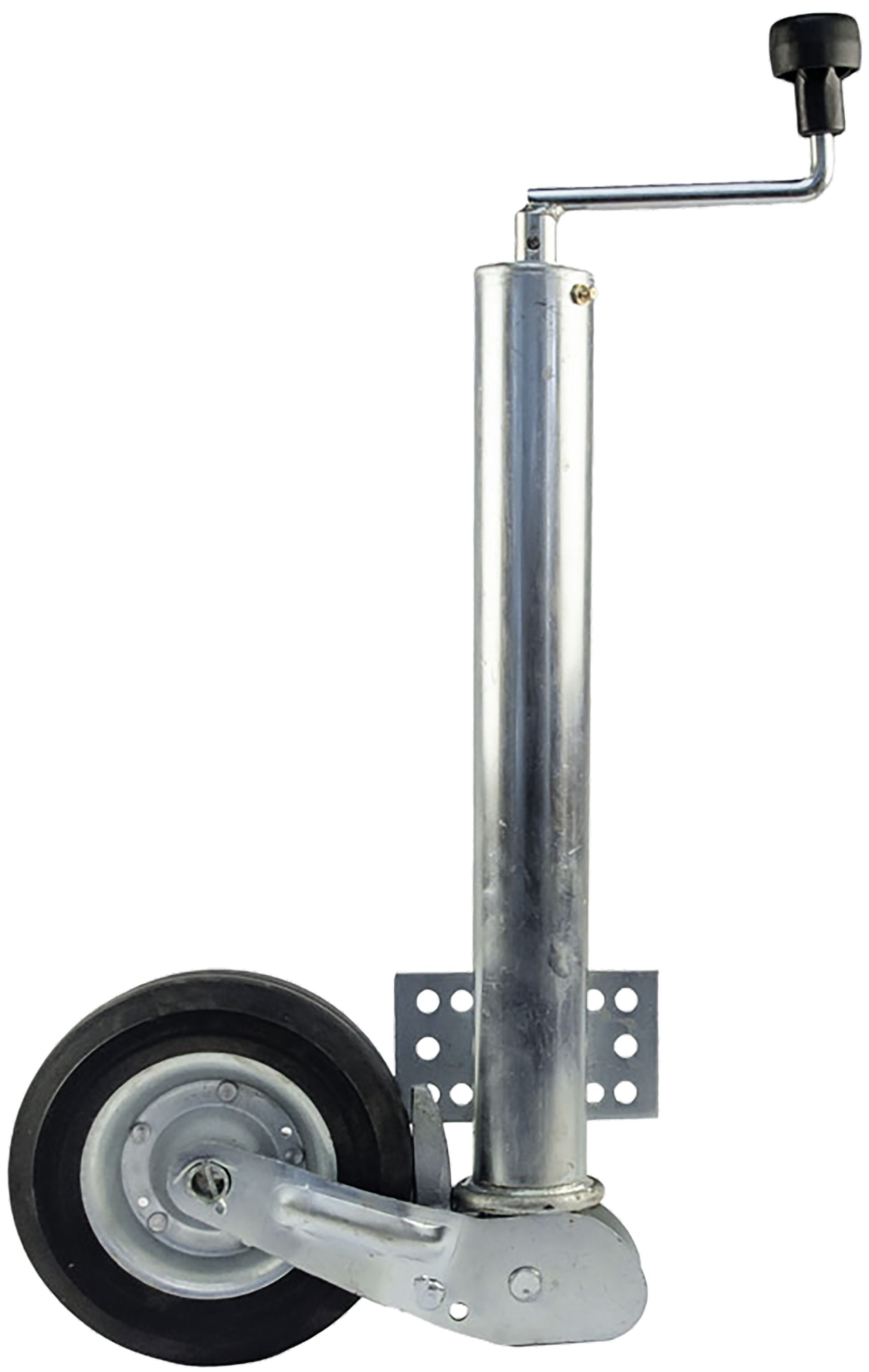 TRAILER POOL Stützrad Stützlast 250 kg, Rohr 60 x 470 mm, automatisch, Flanschplatte, 016 013 042