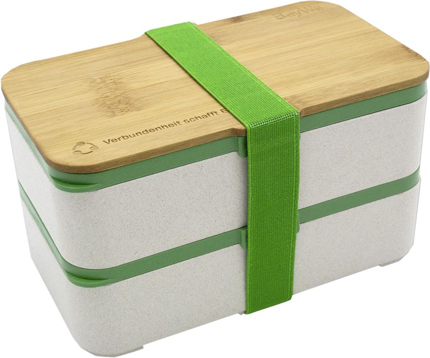 BayWa Brotbox 19 x 13 x 11 cm, für eine komplette Mahlzeit, spülmaschinengeeignet
