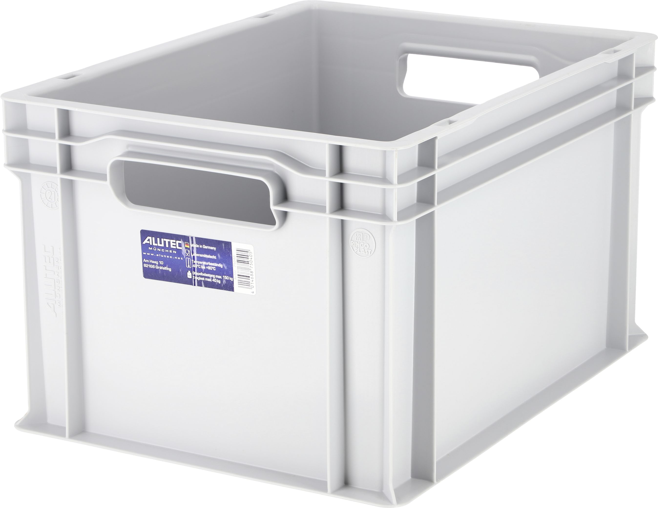 ALUTEC Obstkiste 23 l geschlossen, lebensmittelecht B x H x T: 400 x 235 x 300 mm