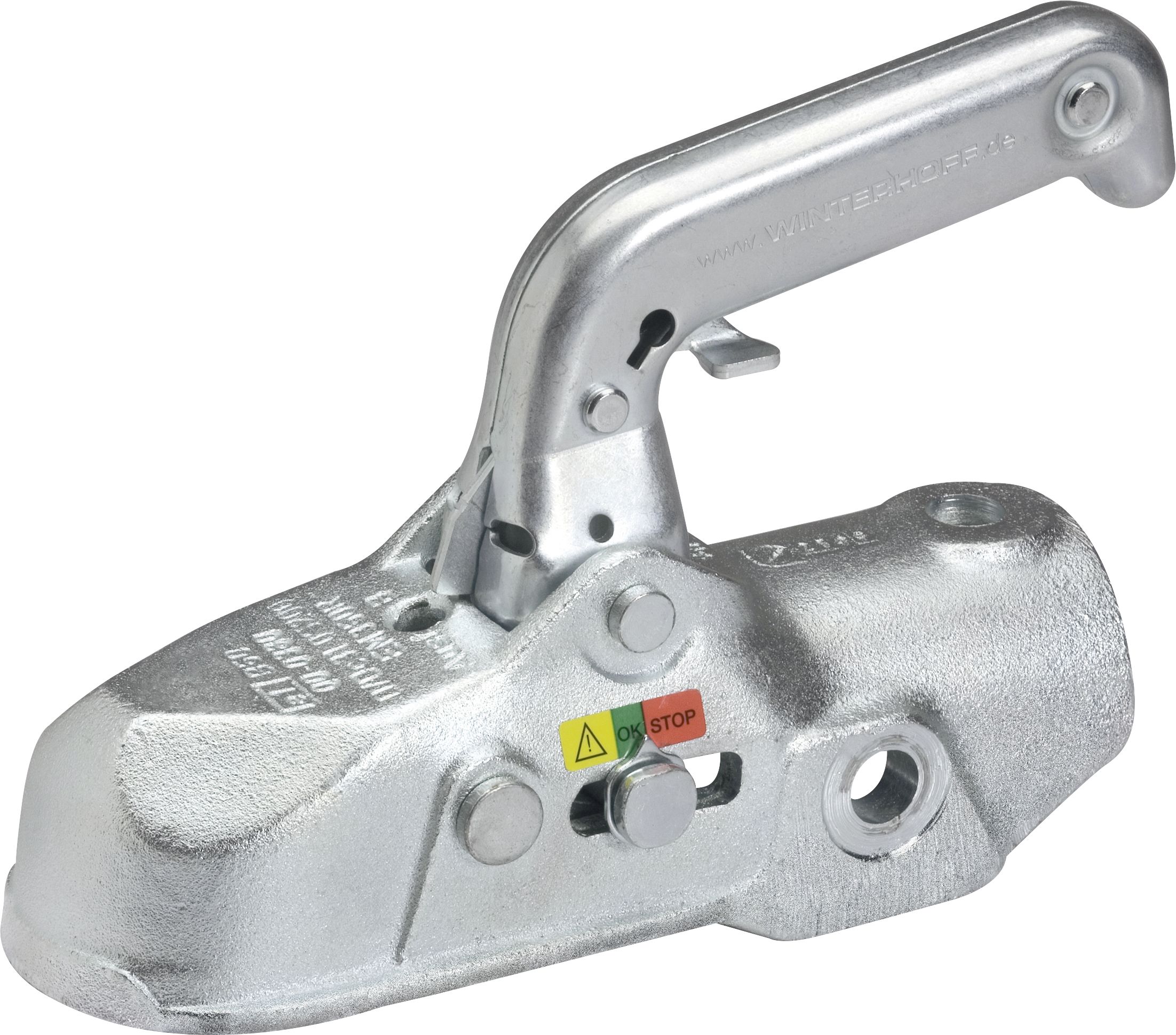 TRAILER POOL Kugelkupplung "WW 350 RD-K1212" Rohr 65 mm rund, 3.500 kg/200 kg, für Albe, 1860806