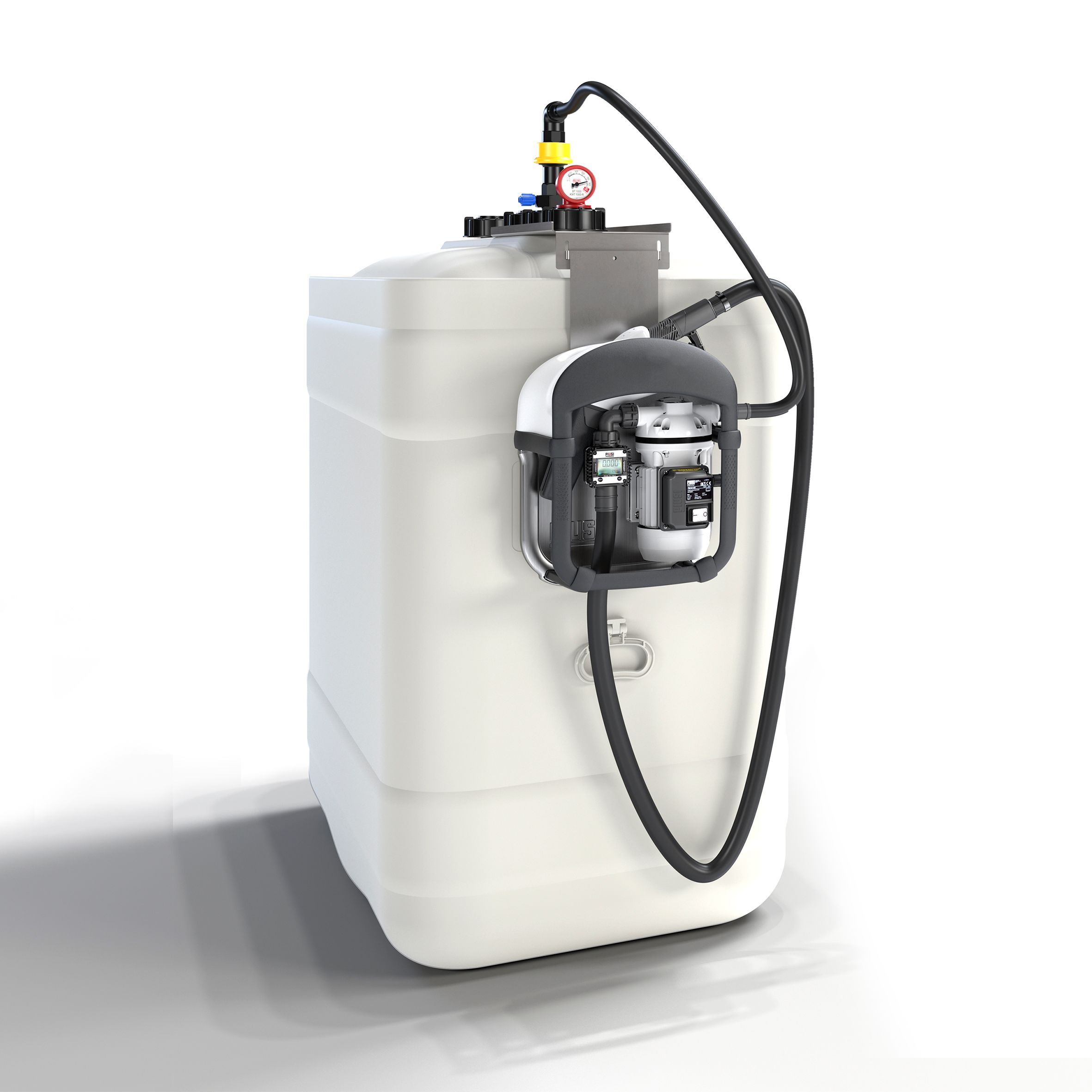 Roth GetBlue Pro Tank 1000l Adblue Tank mit Pumpe, 6m Druckschlauch, 1,5m Saugschlauch, automatischer Zapfpistole, Tankmaße (LxBxH in mm):