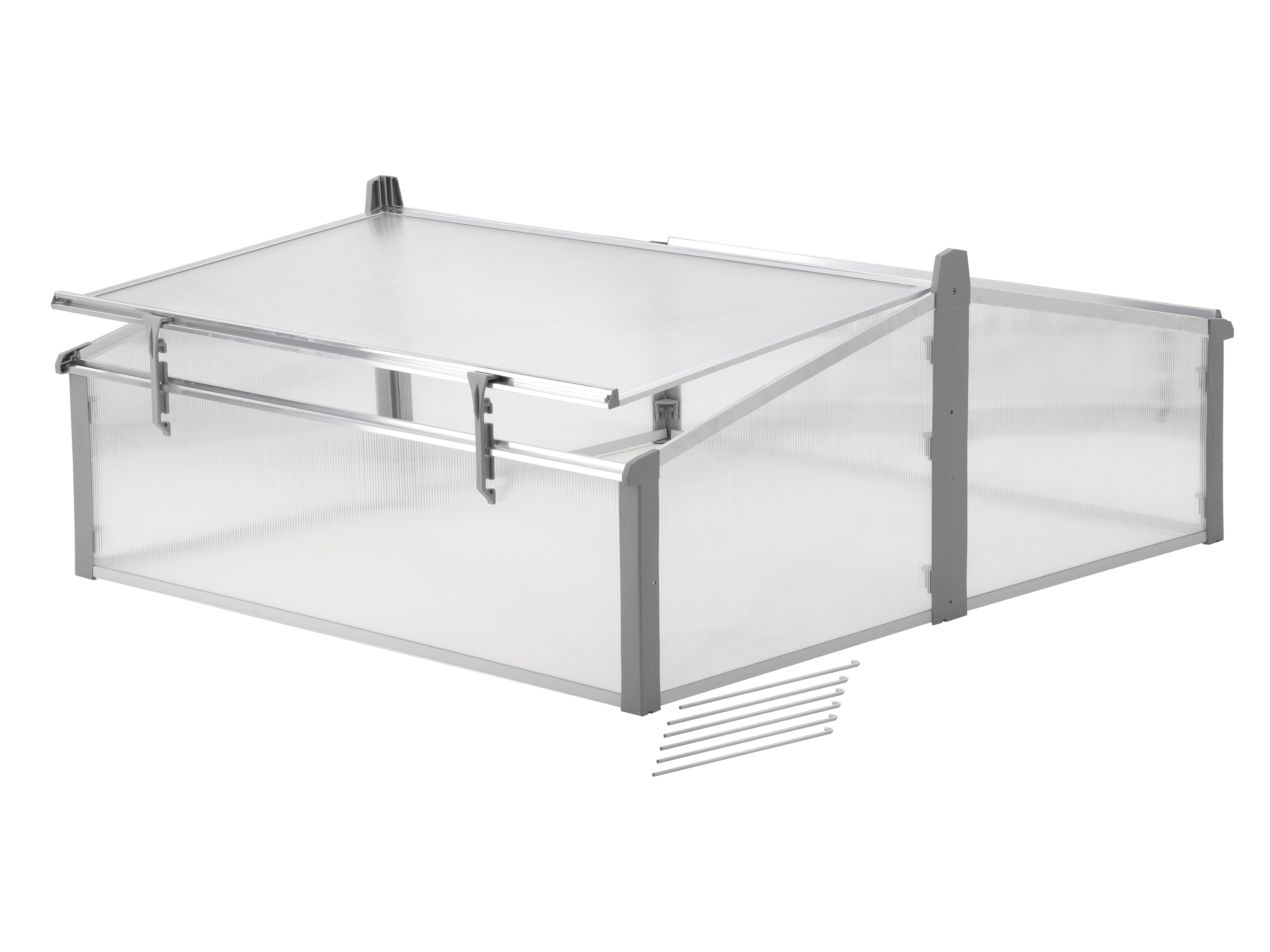 JUWEL Komfort Frühbeet 100 x 120 x 40 cm Typ Easy Fix transparent