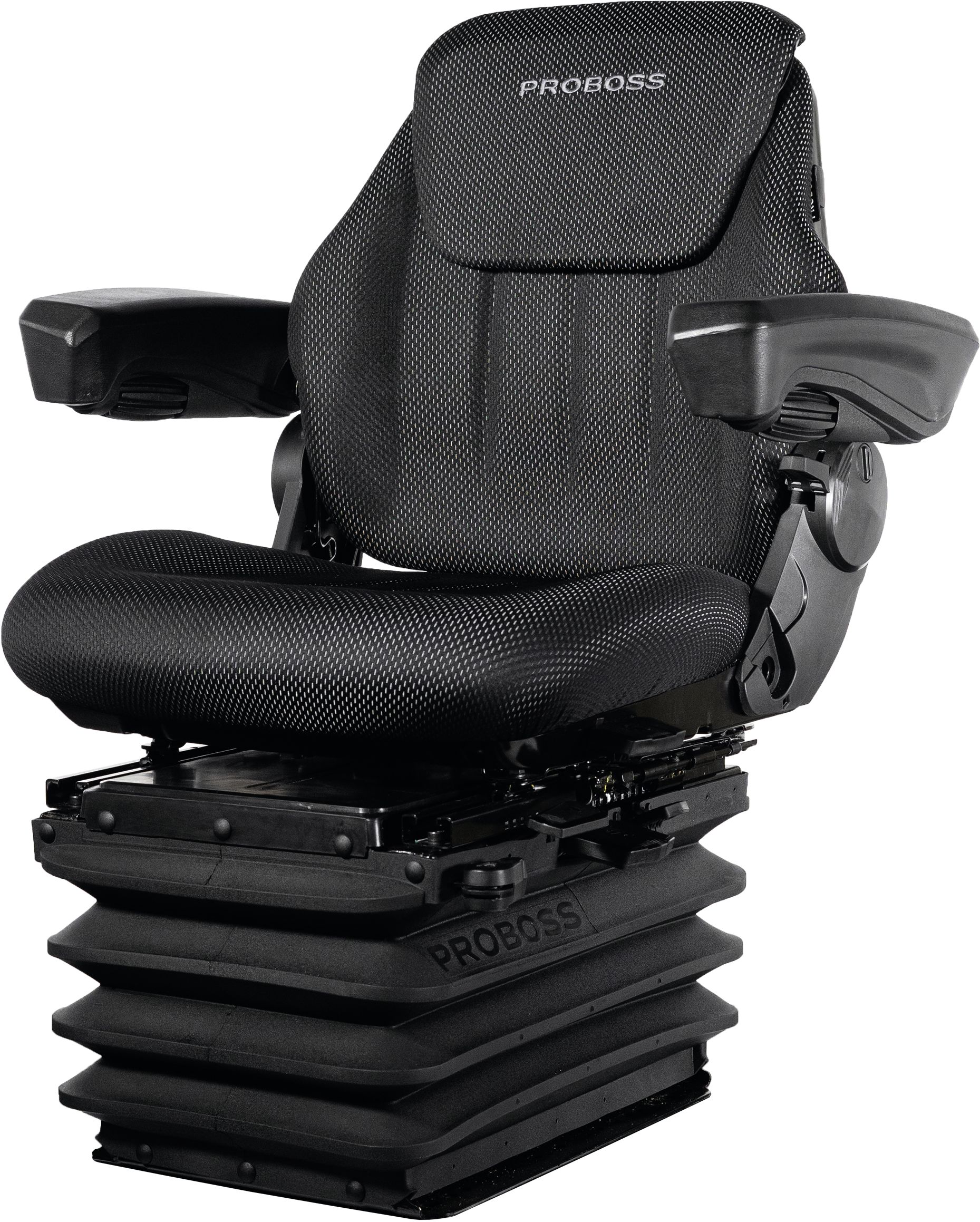 PROBOSS Traktorsitz "AS3520", luftgefedert, Stoff, schwarz