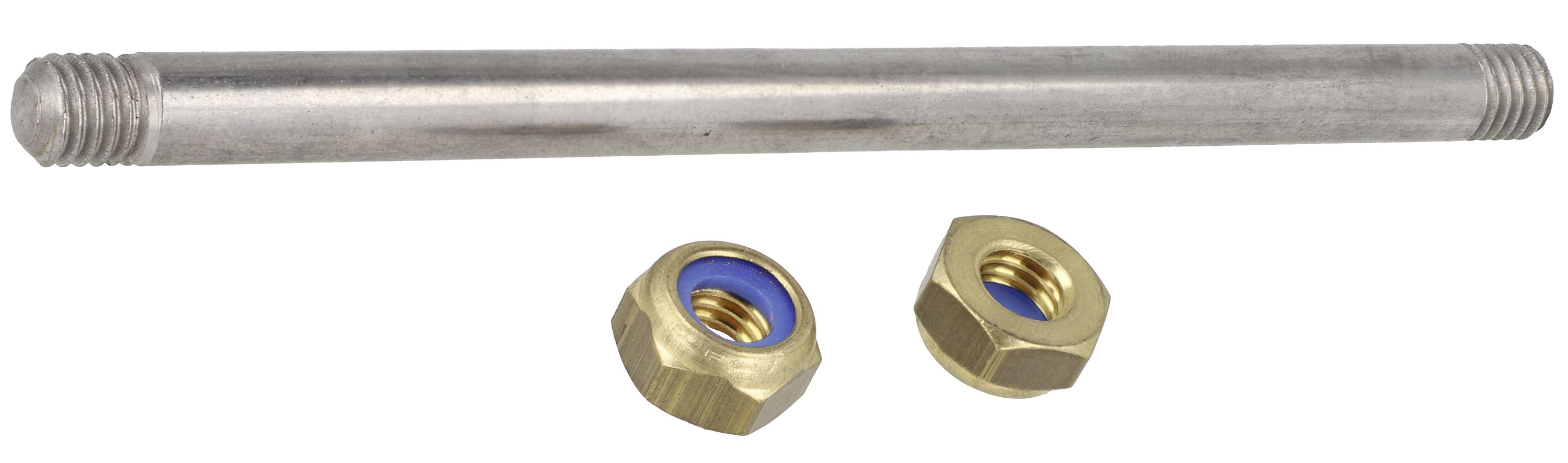 Suevia Achse 8 x 130 mm, mit Muttern, für Tränkebecken Mod. 25, Schutzglocke Mod. 454, 102.0257