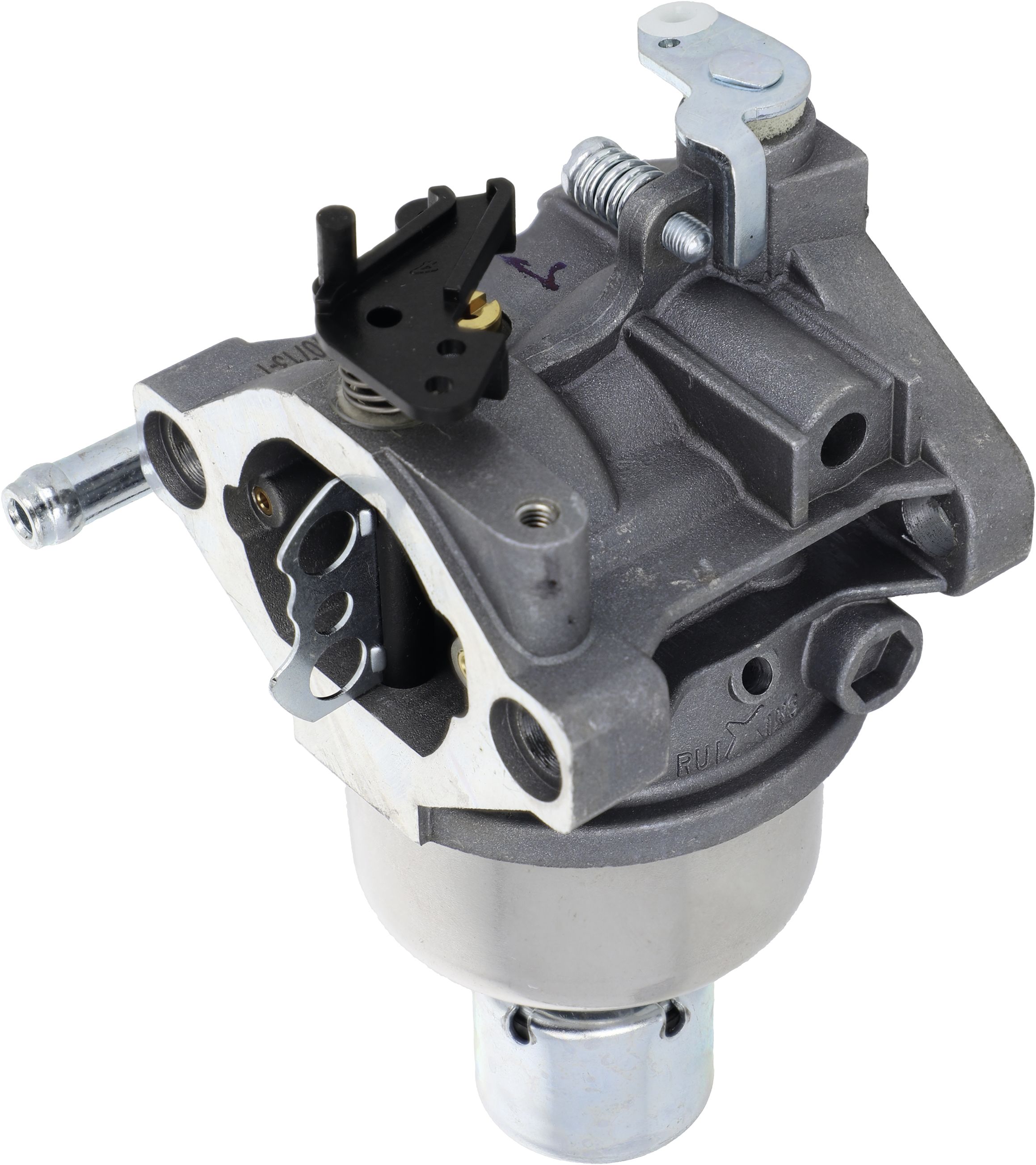 Briggs & Stratton Schwimmervergaser, Anschluss Magnetabschaltventil unten, mit Dichtungen, für OHV Modell Serie 31G7xx ohne Benzinpumpe, 594 593