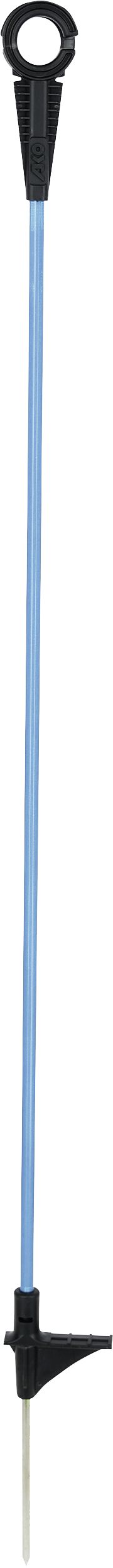 Ako Zaunpfahl "Blue" 110 cm Fiberglas blau oval, mit Kopfisolator und Kunststoffösen, 10 St., 444299
